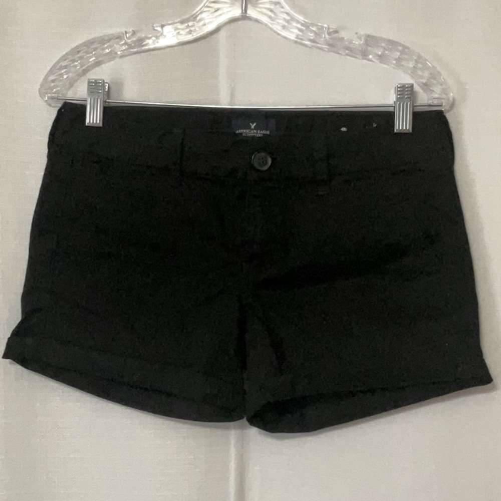 American Eagle Outfitters Women's High Waist Black Shorts Size 4